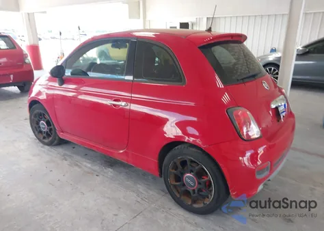 2015 Fiat 500 Sport из США, поврежденный, VIN 3C3CFFBR7FT653189